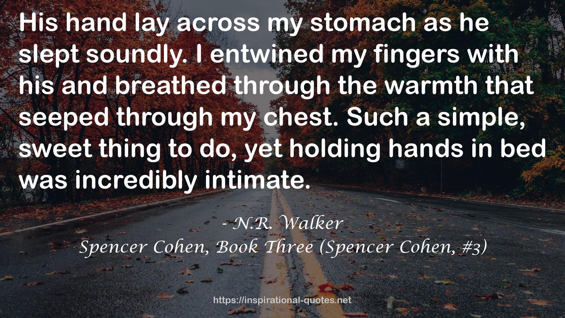 Spencer Cohen, Book Three (Spencer Cohen, #3) QUOTES
