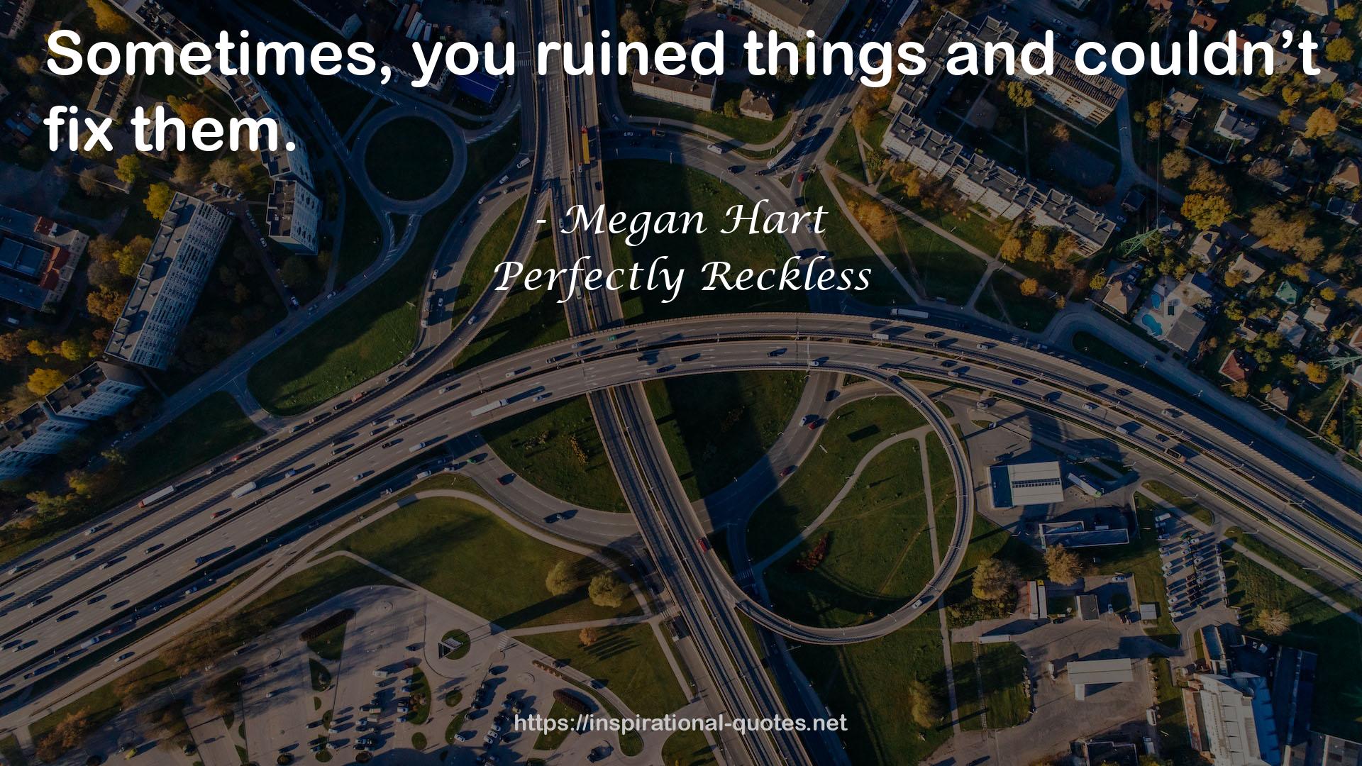 Perfectly Reckless QUOTES