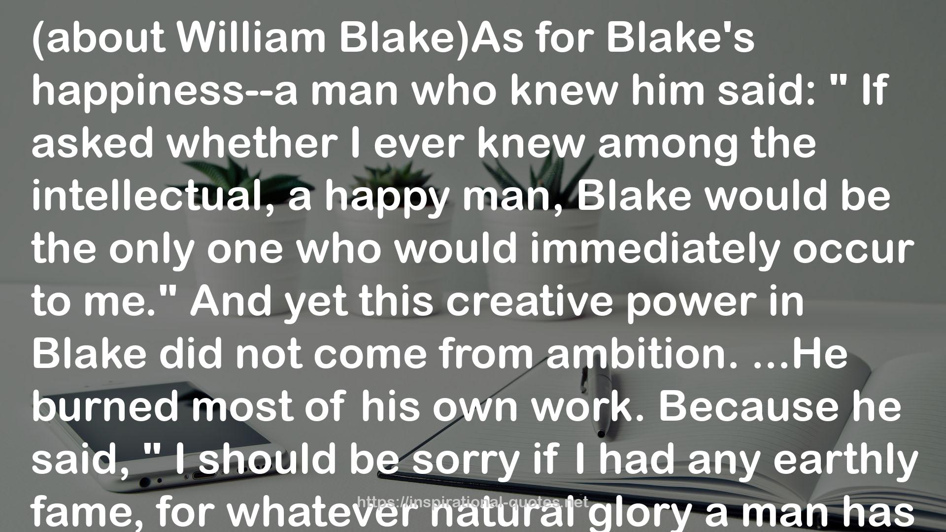 Blake)As  QUOTES