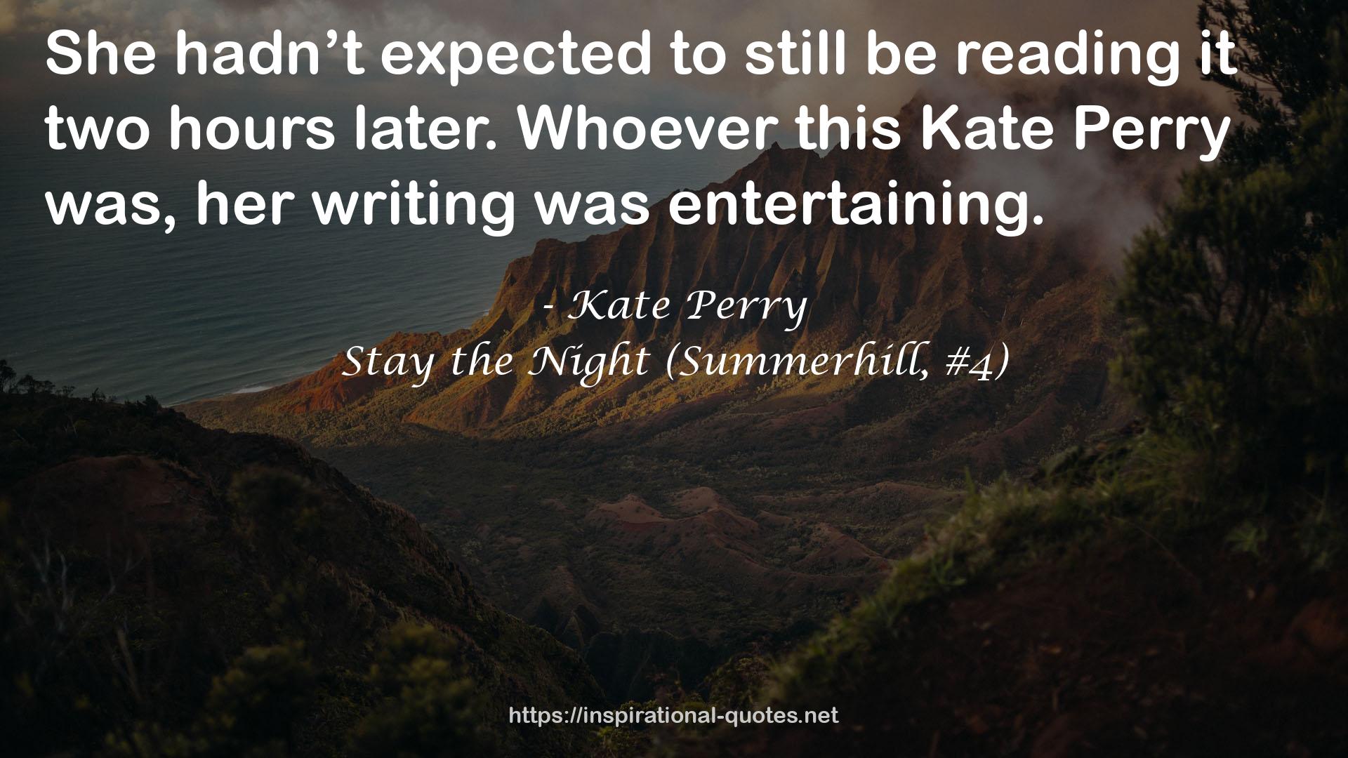 Stay the Night (Summerhill, #4) QUOTES