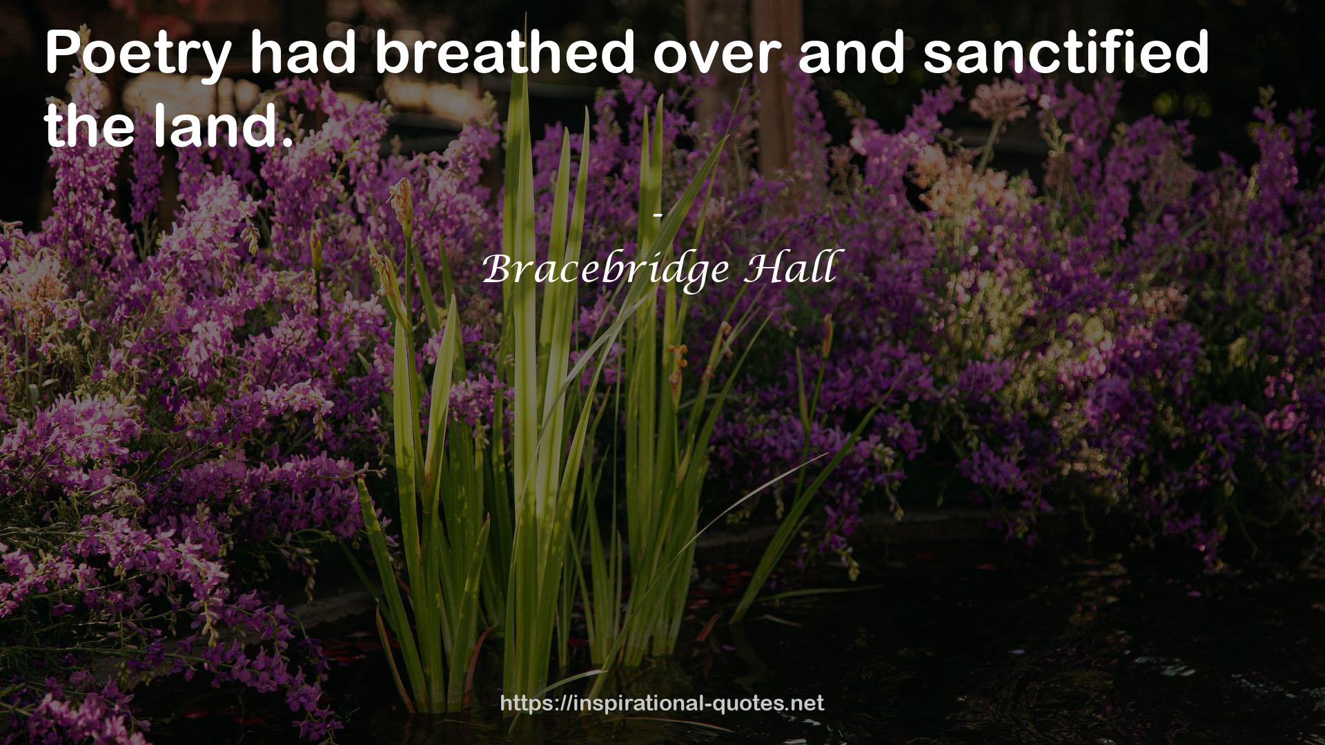 Bracebridge Hall QUOTES