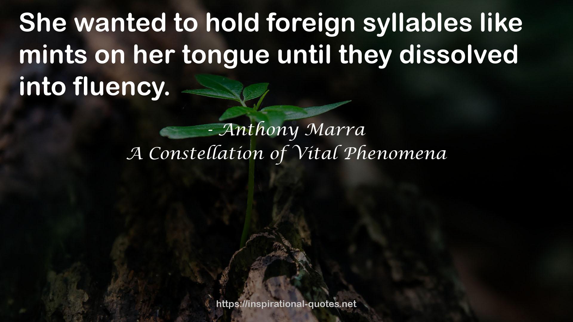 foreign syllables  QUOTES