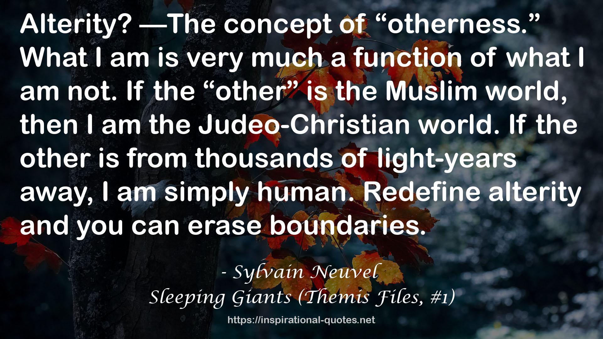 Sleeping Giants (Themis Files, #1) QUOTES