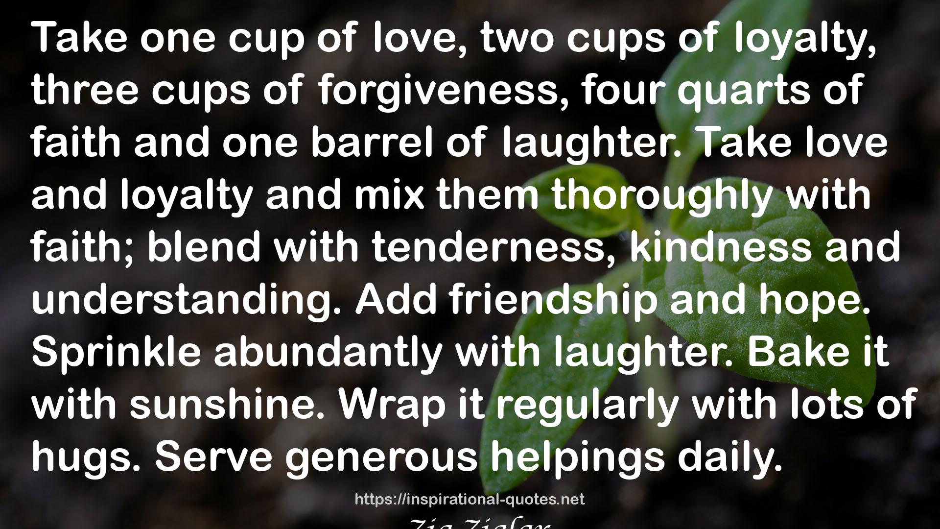 three cups  QUOTES