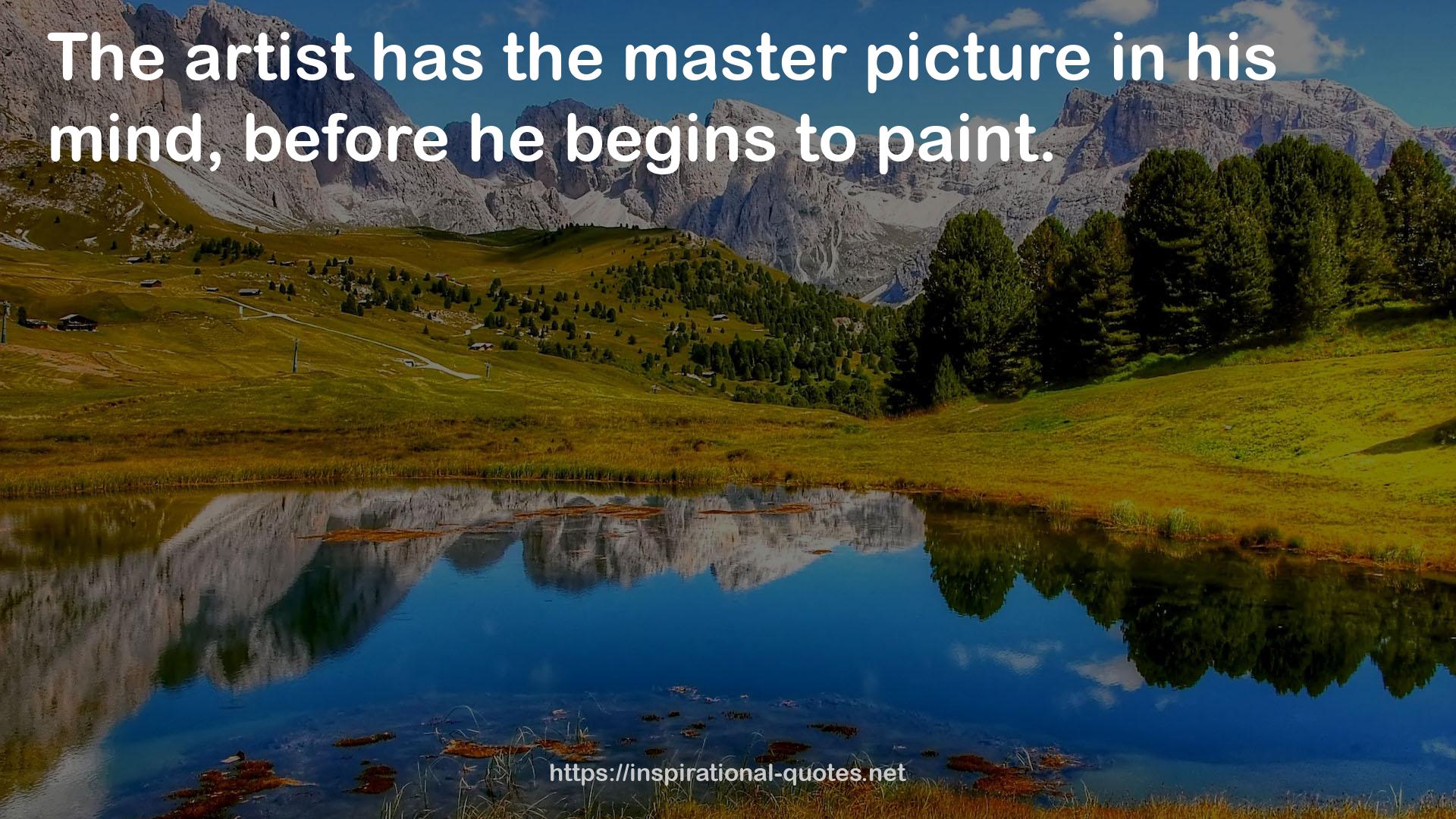 the master picture  QUOTES