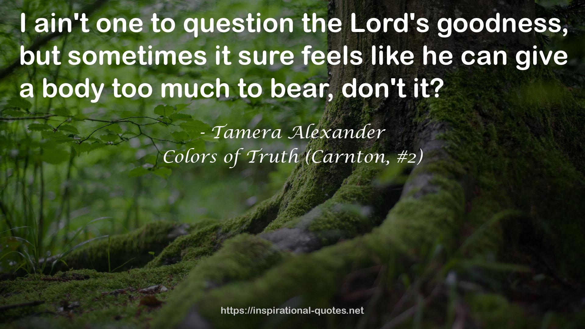 Colors of Truth (Carnton, #2) QUOTES