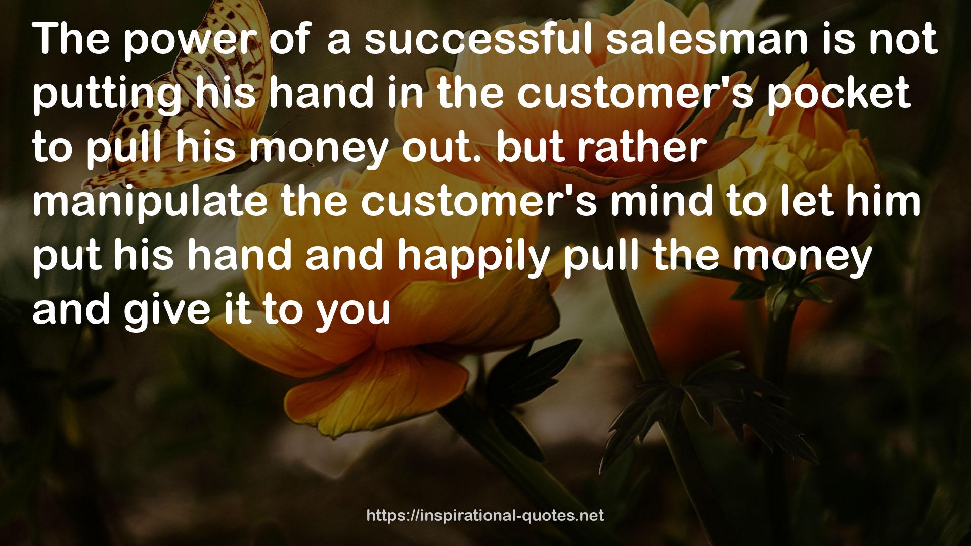 the customer's mind  QUOTES