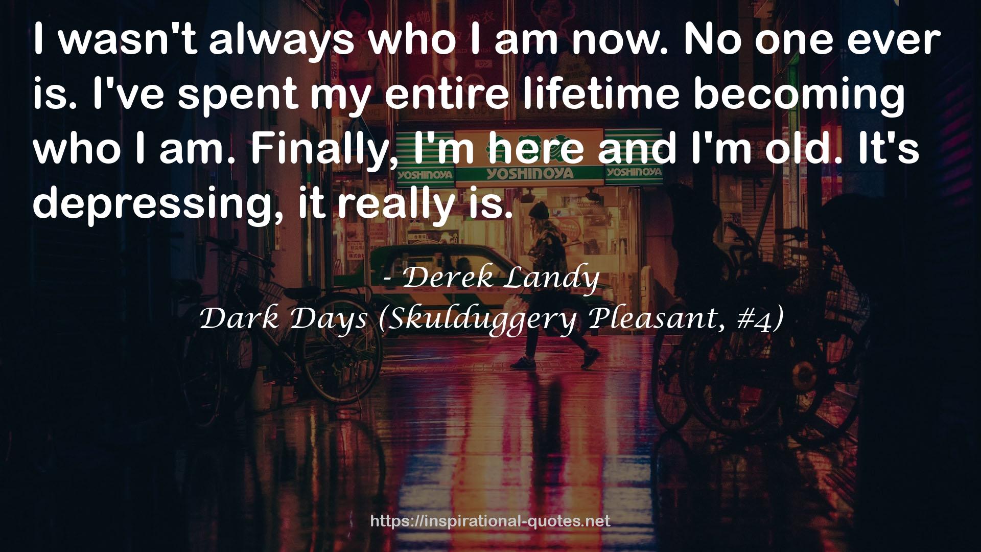 Dark Days (Skulduggery Pleasant, #4) QUOTES