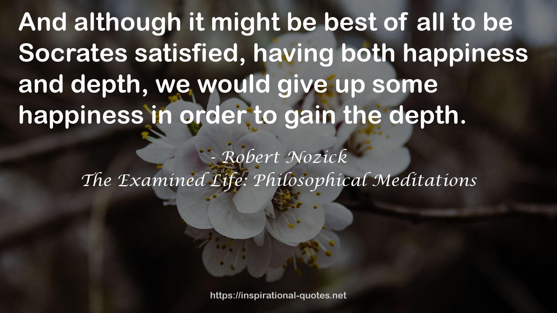 Robert Nozick QUOTES