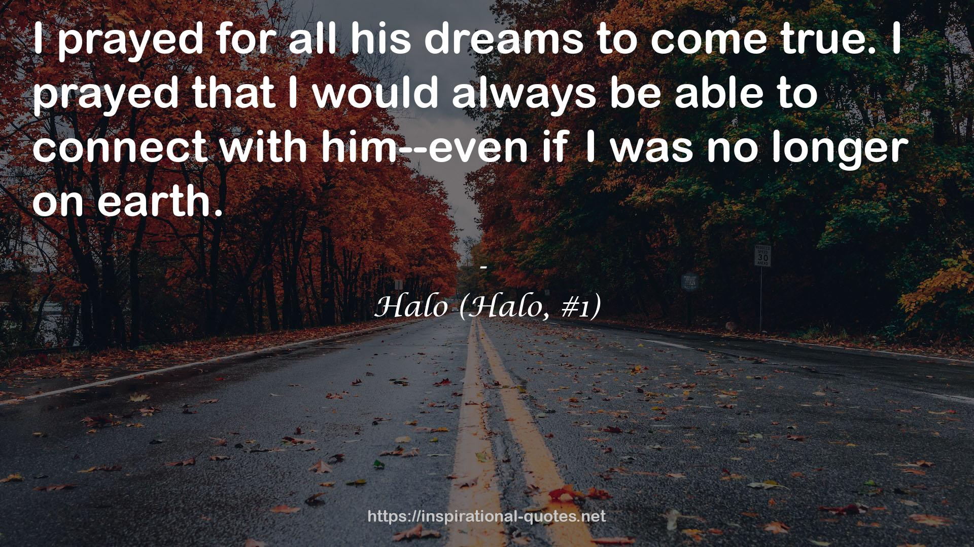 all his dreams  QUOTES