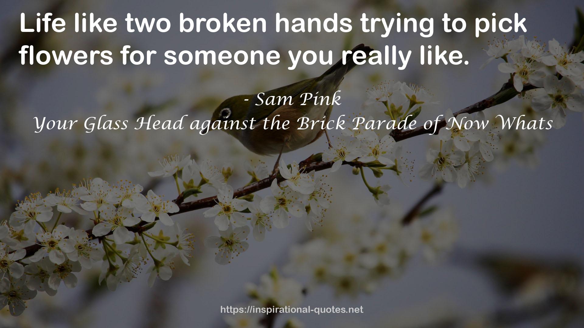 two broken hands  QUOTES