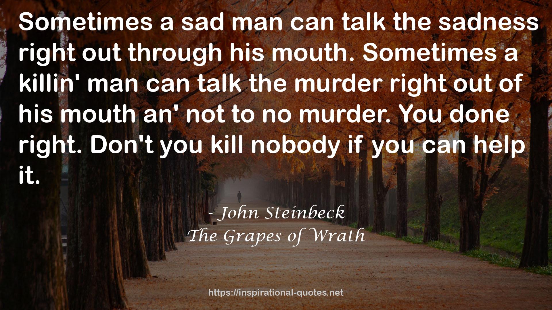 a killin' man  QUOTES