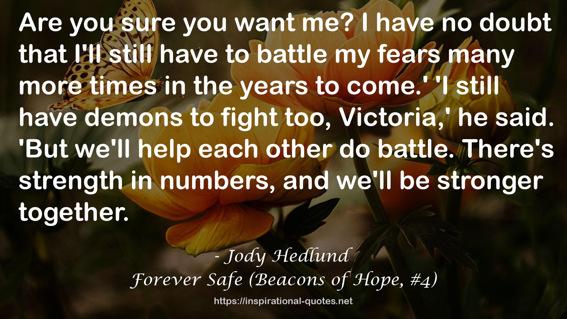 Forever Safe (Beacons of Hope, #4) QUOTES