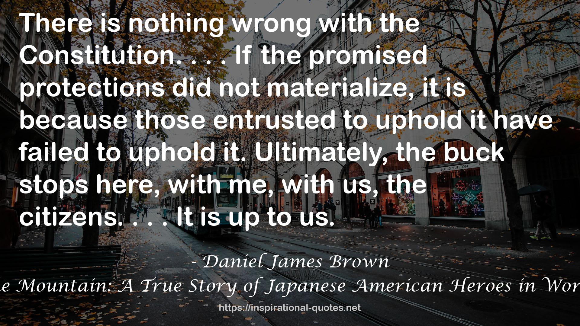 Facing the Mountain: A True Story of Japanese American Heroes in World War II QUOTES