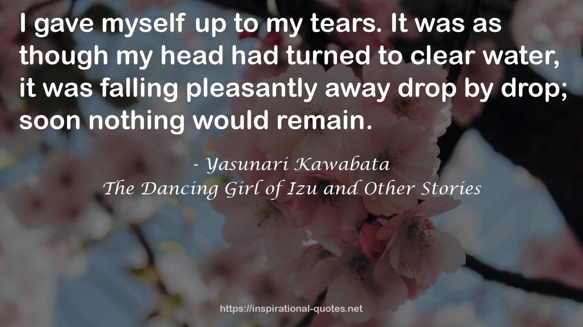 Yasunari Kawabata QUOTES