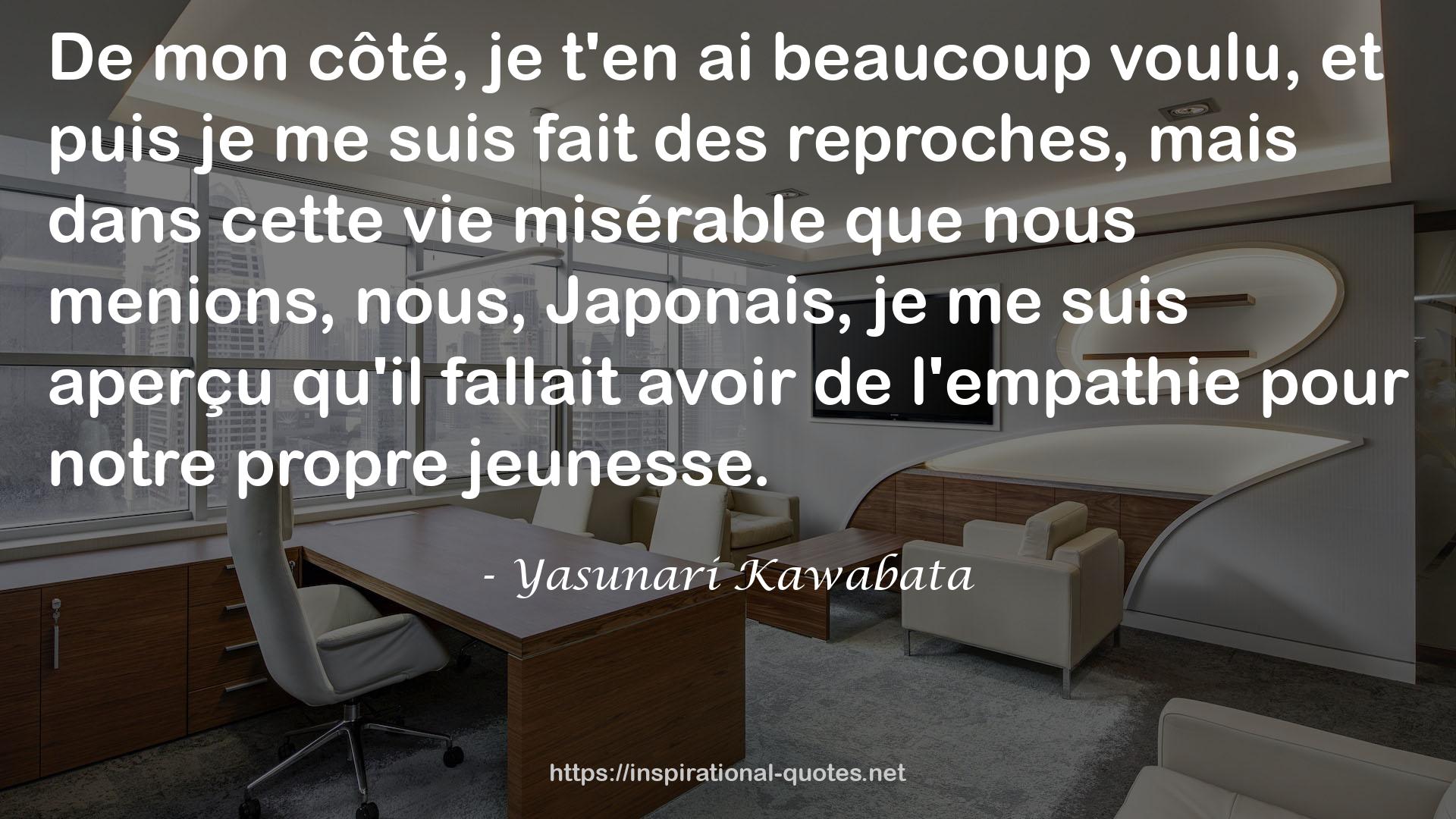 Yasunari Kawabata QUOTES