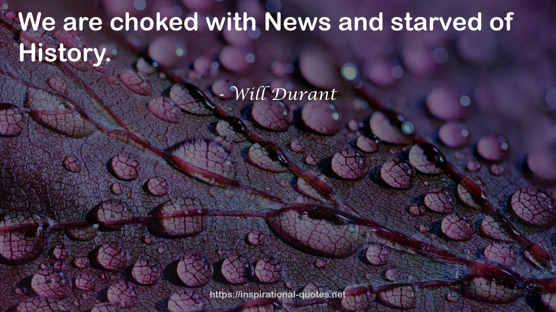 Will Durant QUOTES