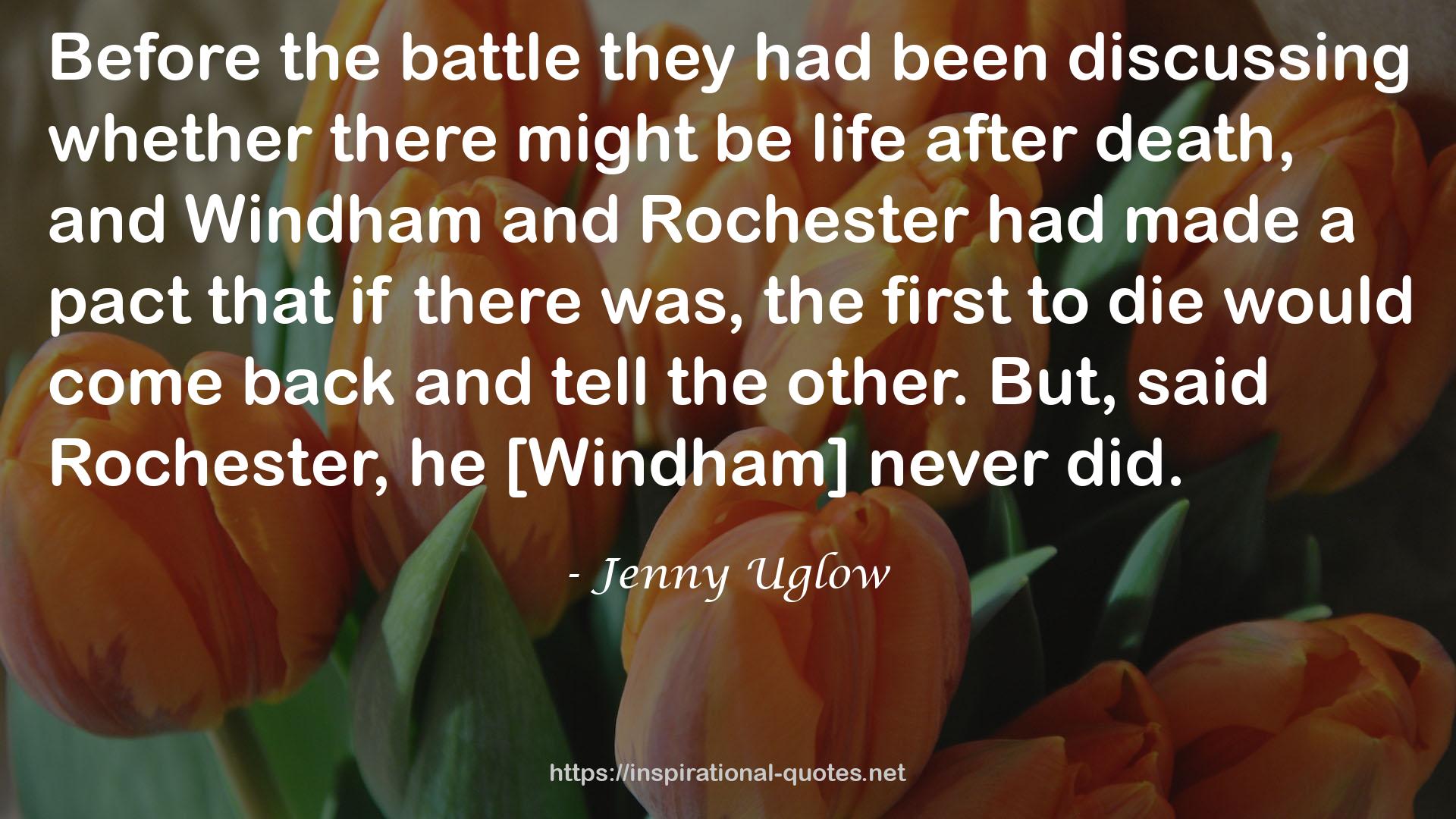 Jenny Uglow QUOTES