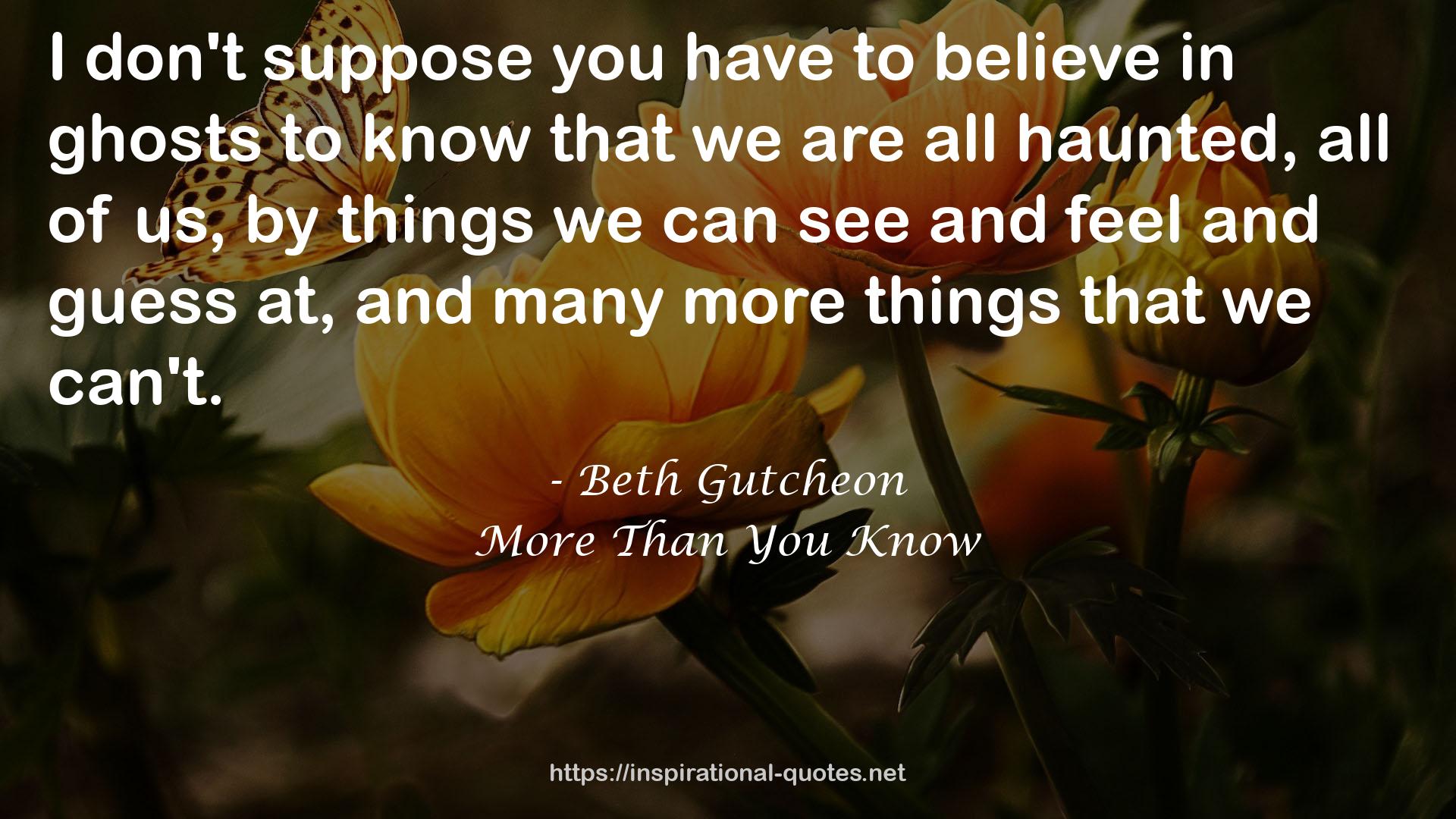 More Than You Know QUOTES