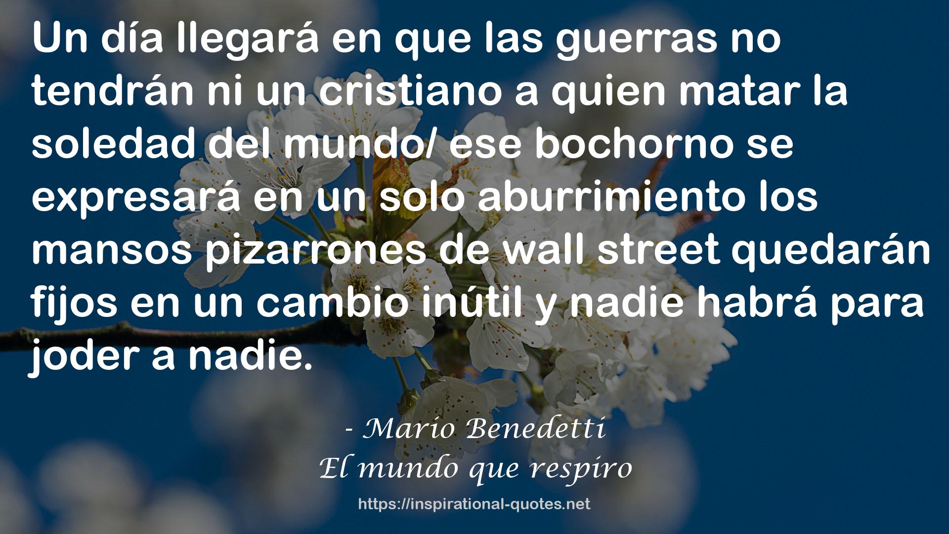 El mundo que respiro QUOTES