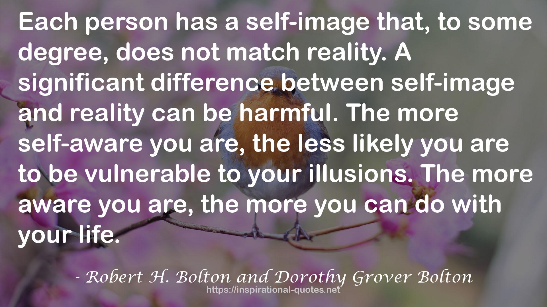 Robert H. Bolton and Dorothy Grover Bolton QUOTES