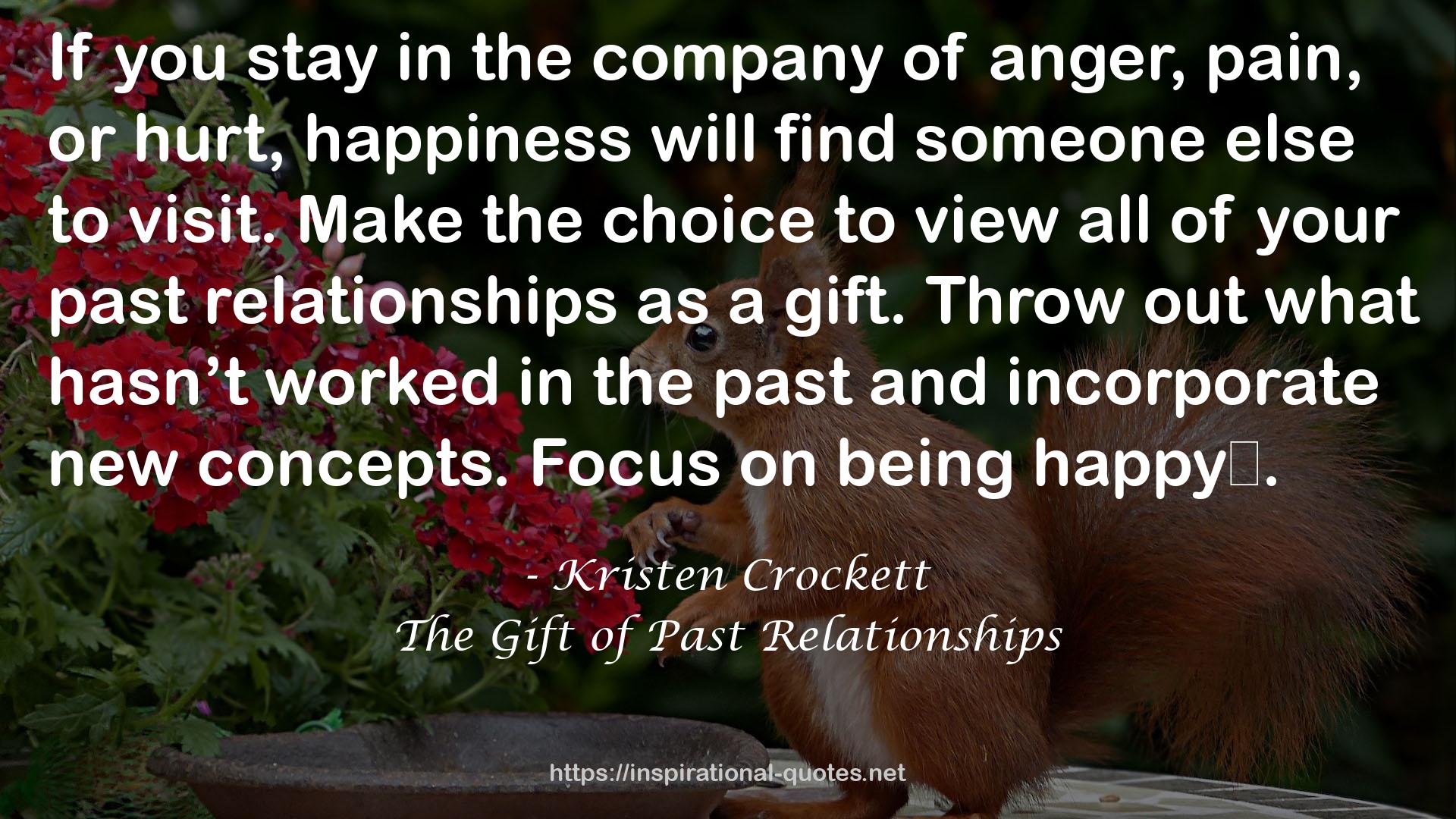 your past relationships  QUOTES