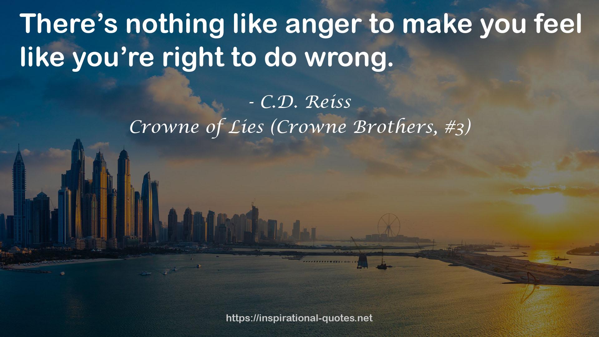 Crowne of Lies (Crowne Brothers, #3) QUOTES