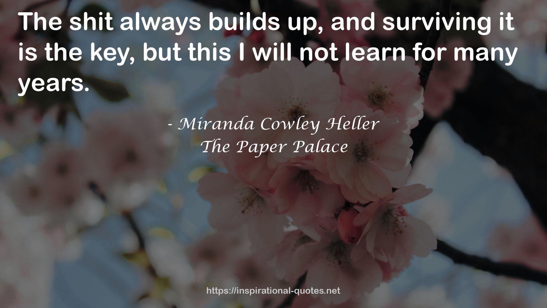 The Paper Palace QUOTES