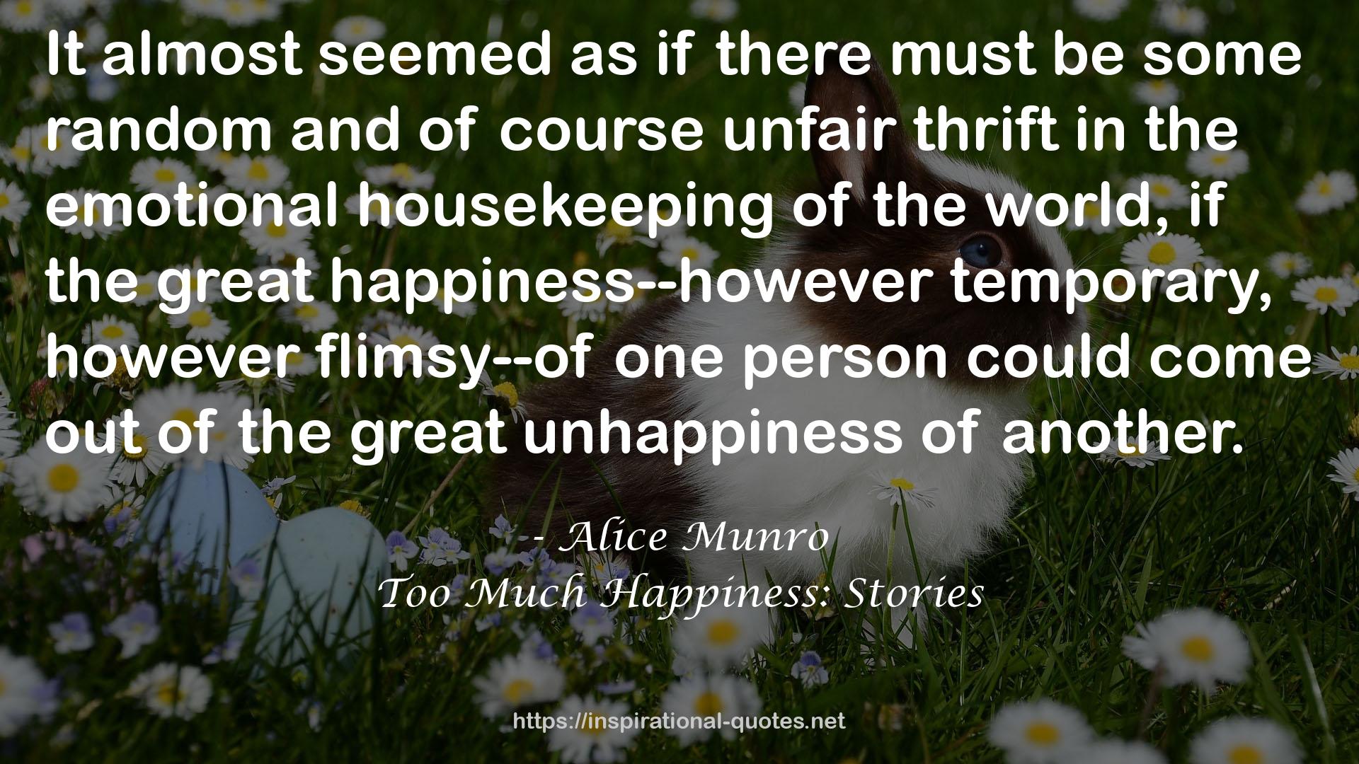 Too Much Happiness: Stories QUOTES