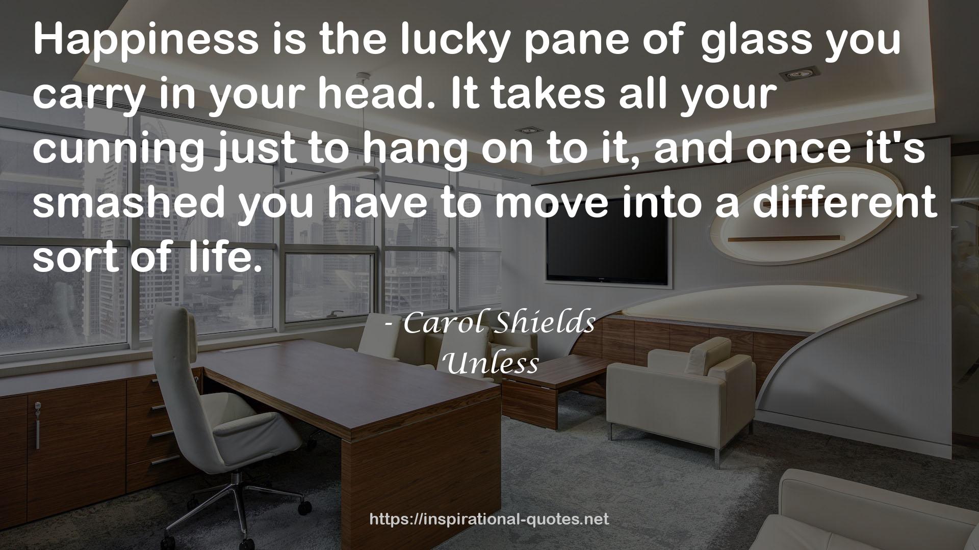 the lucky pane  QUOTES