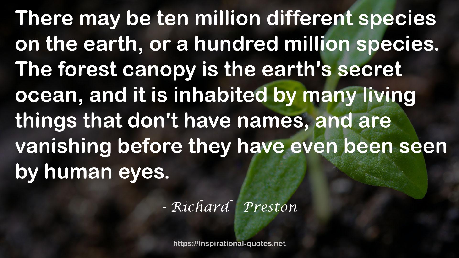 Richard   Preston QUOTES