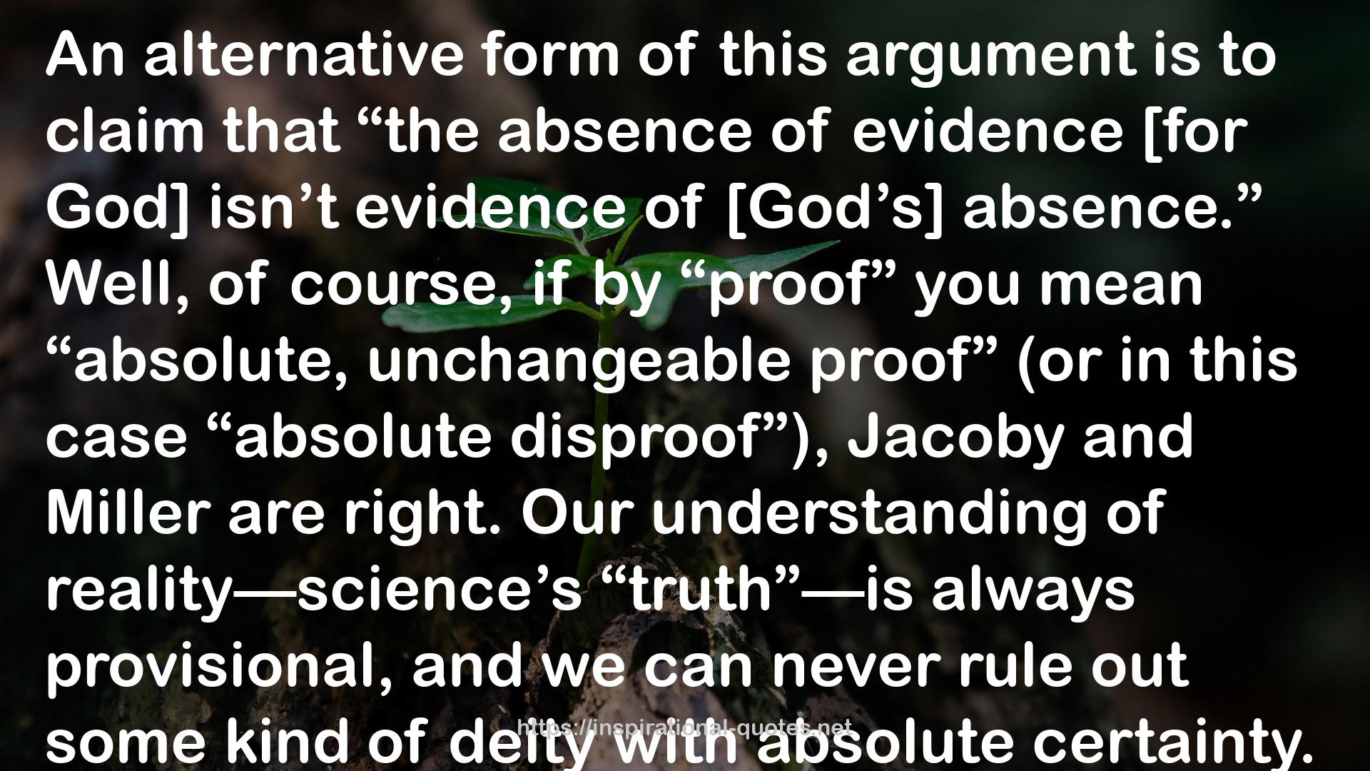 Faith Versus Fact: Why Science and Religion are Incompatible QUOTES