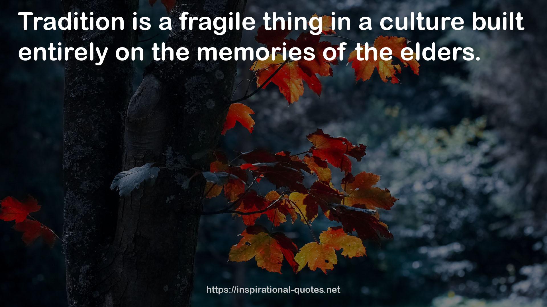 a fragile thing  QUOTES