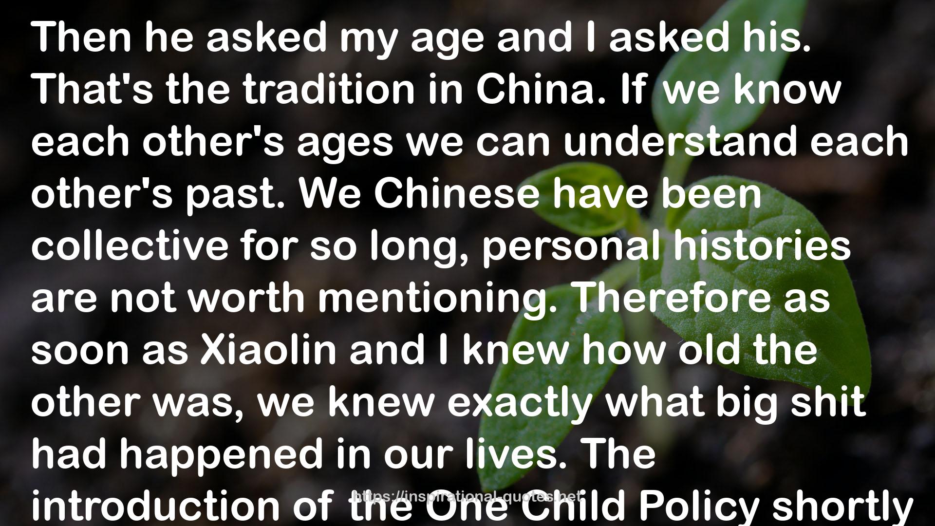 Xiaolin  QUOTES