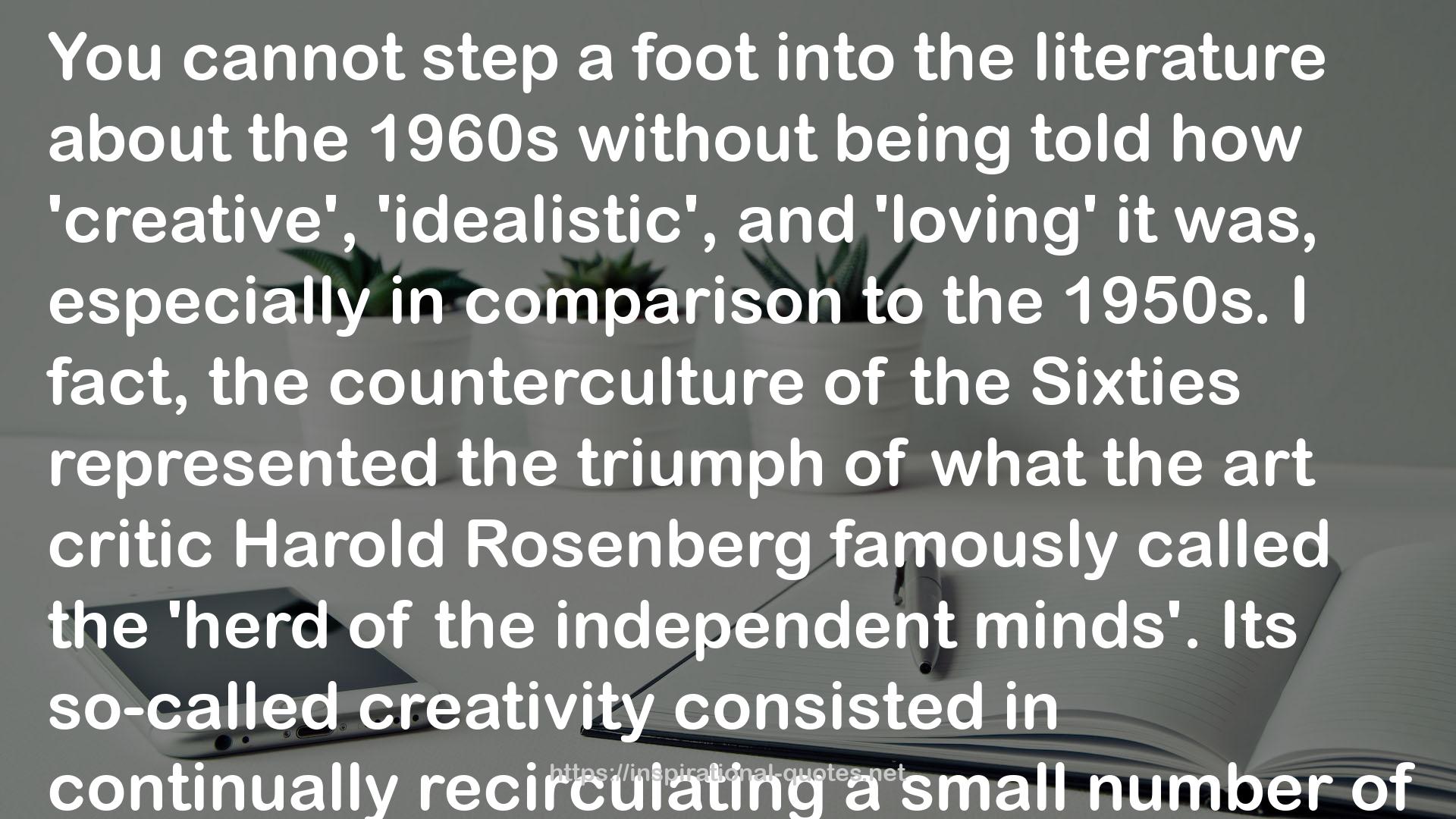 Harold Rosenberg  QUOTES