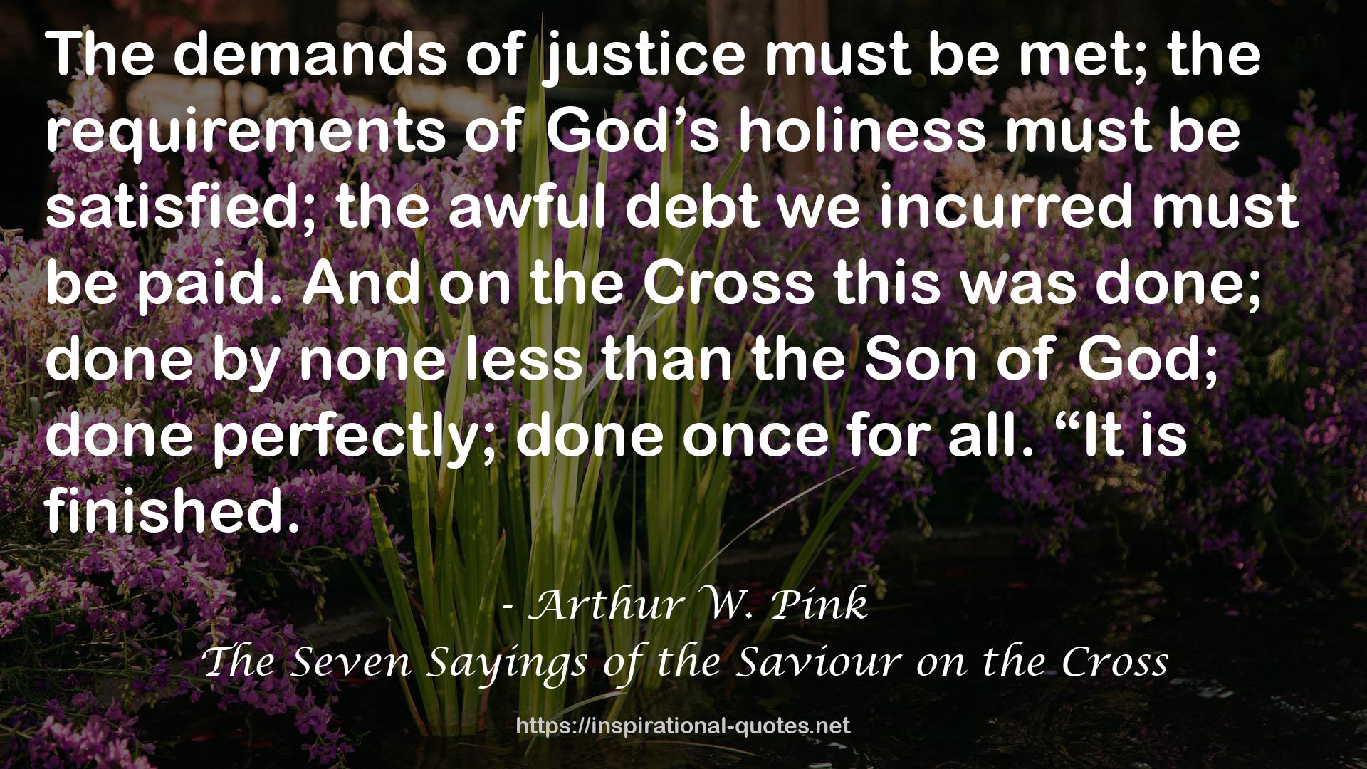 Arthur W. Pink QUOTES