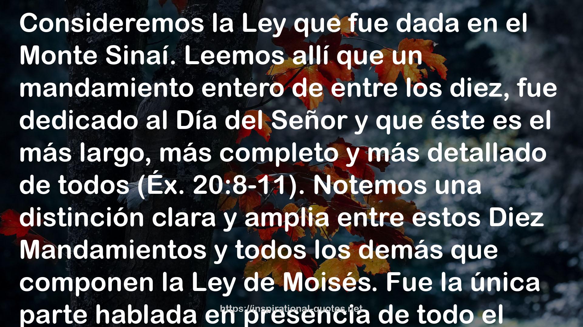 El Día del Señor QUOTES