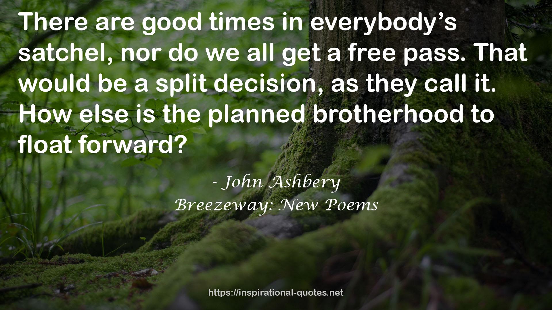 Breezeway: New Poems QUOTES