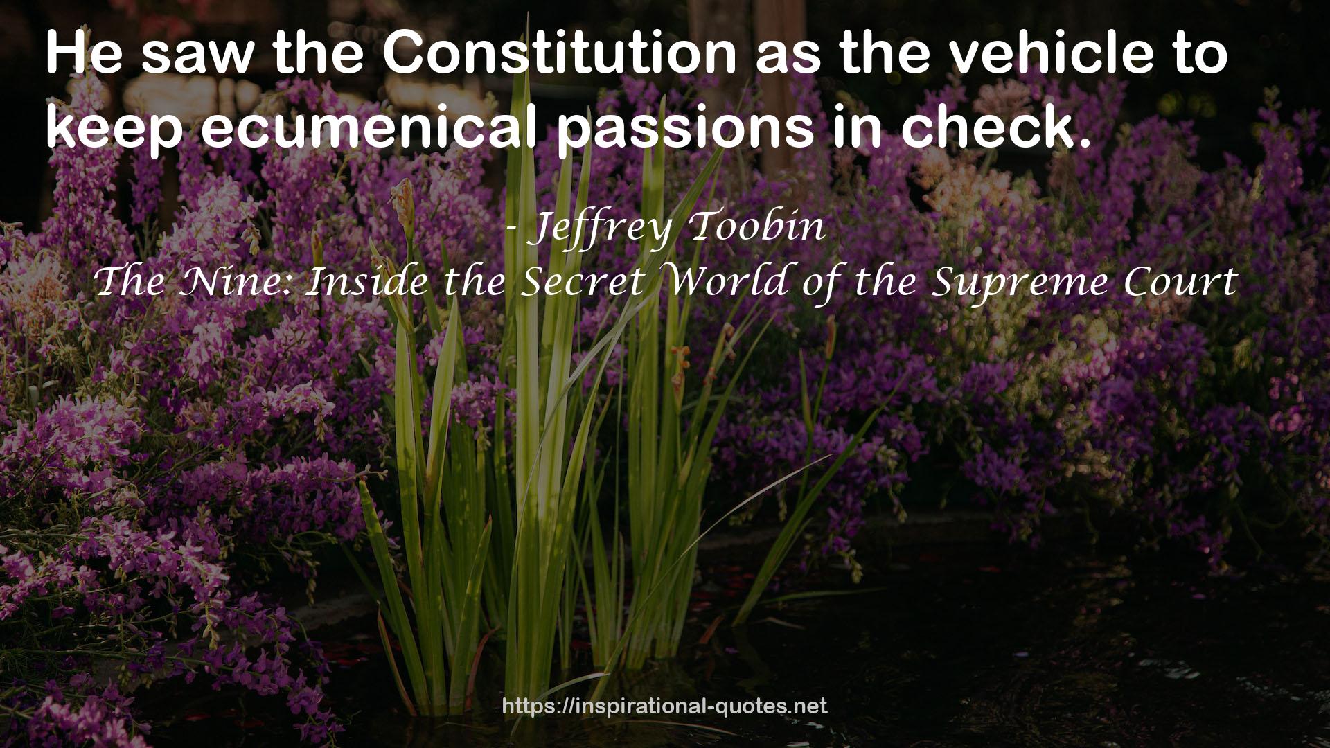 ecumenical passions  QUOTES