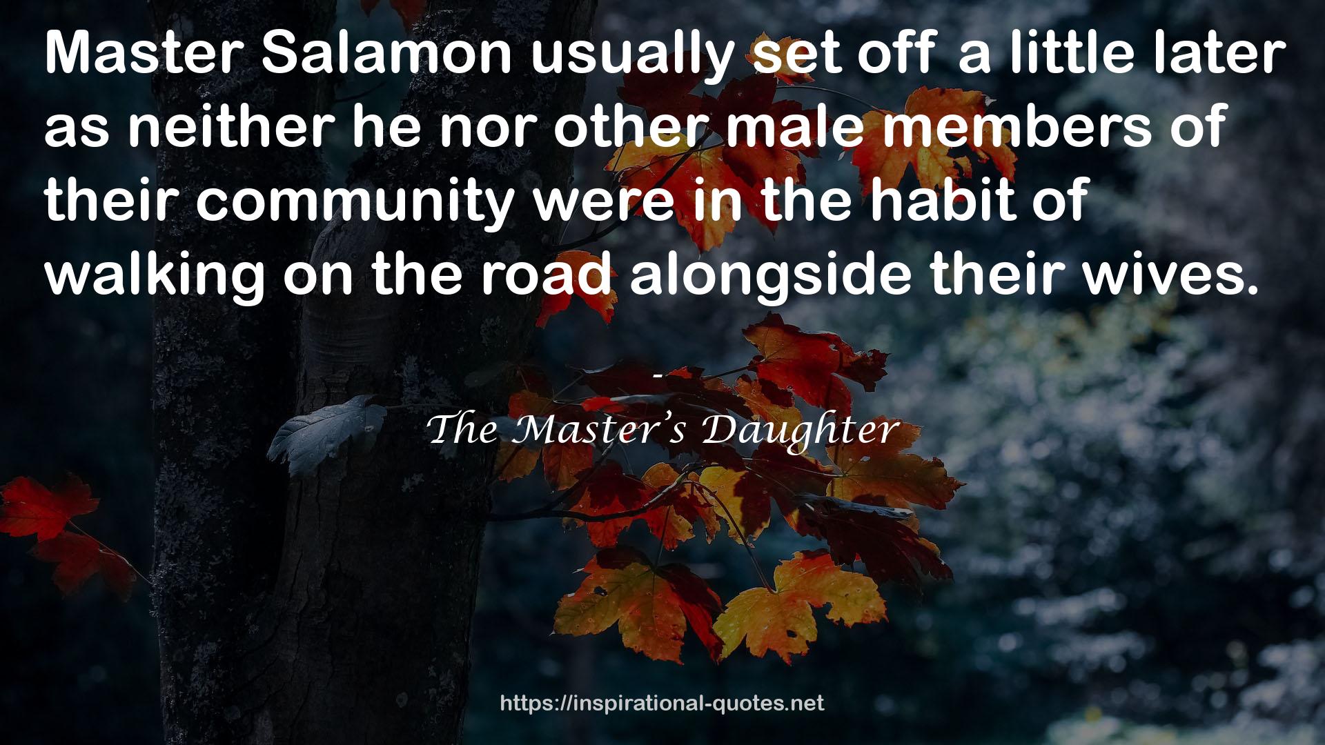 Salamon  QUOTES