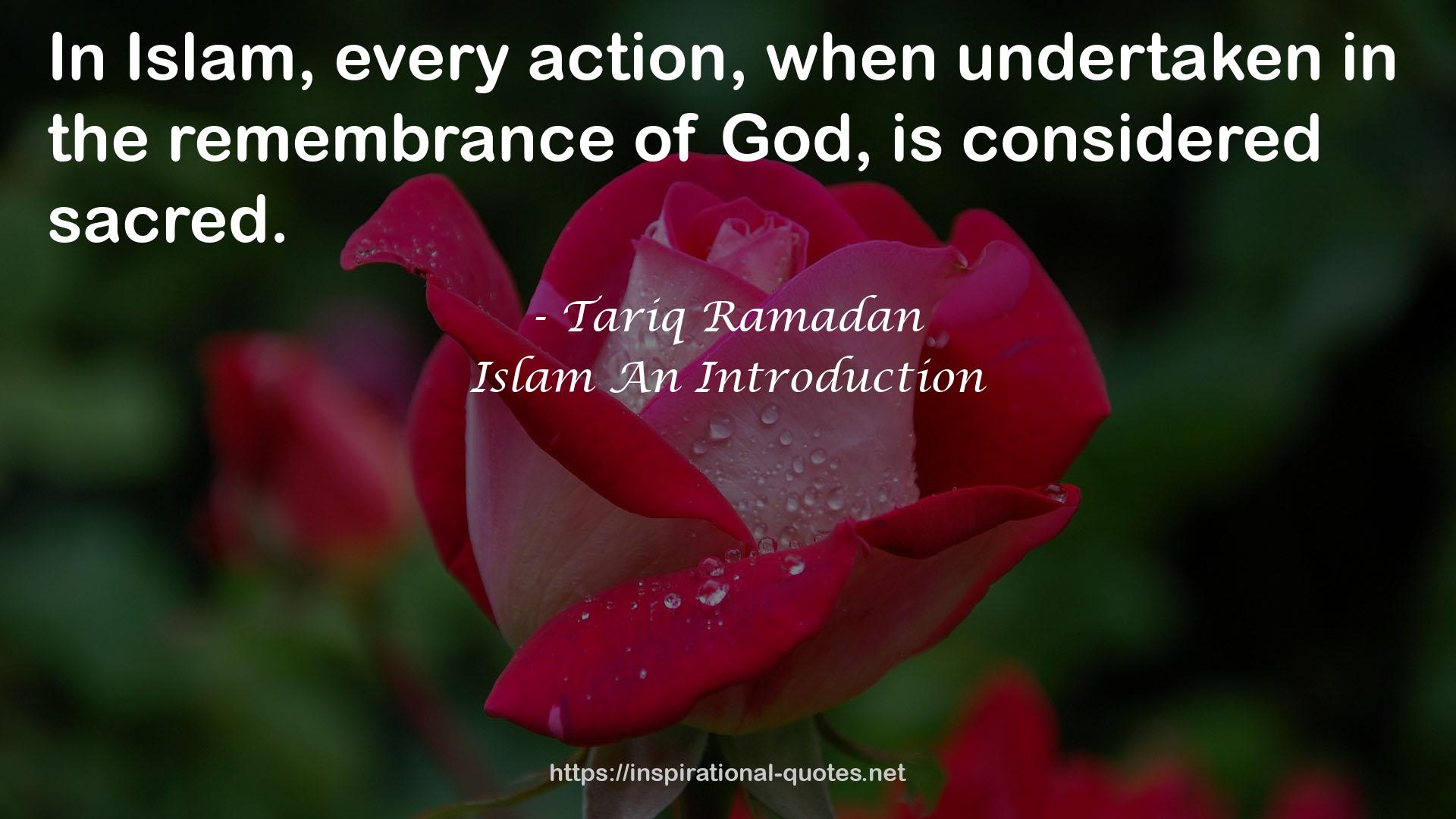 Islam An Introduction QUOTES