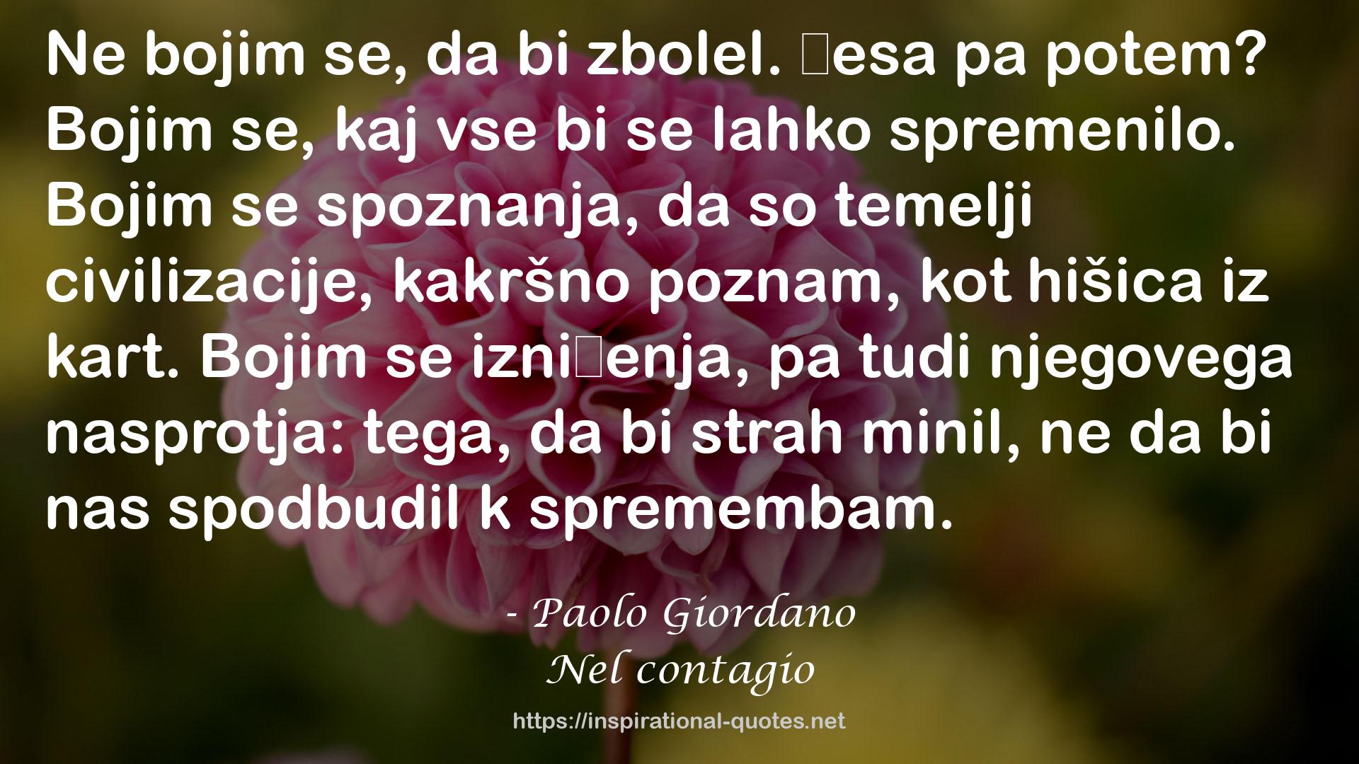 Nel contagio QUOTES