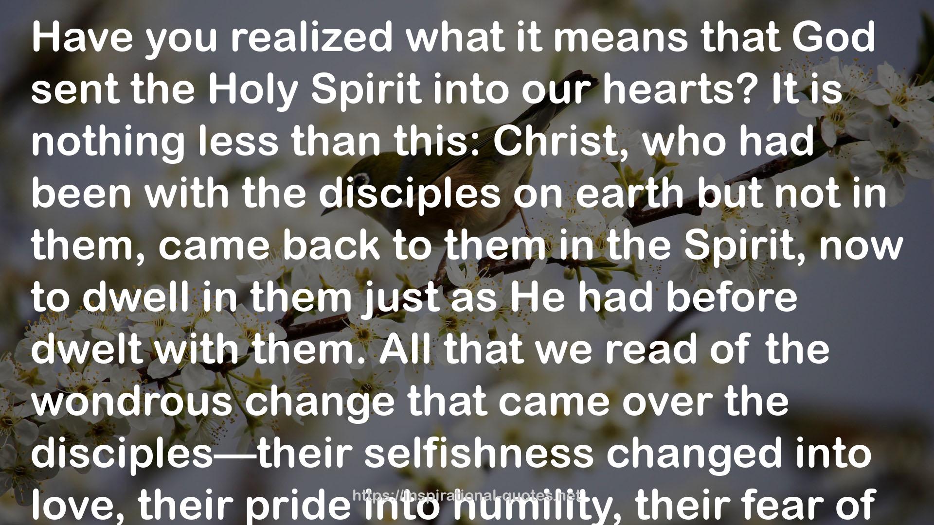 Andrew Murray on the Holy Spirit QUOTES
