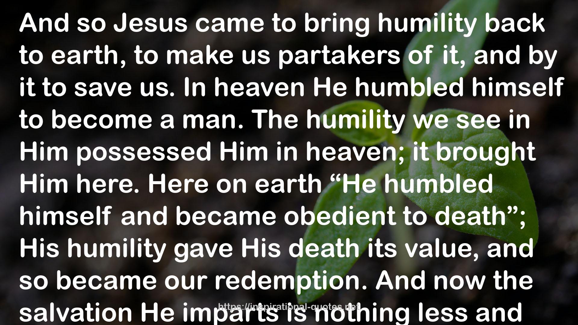 Humility: The Journey Toward Holiness QUOTES