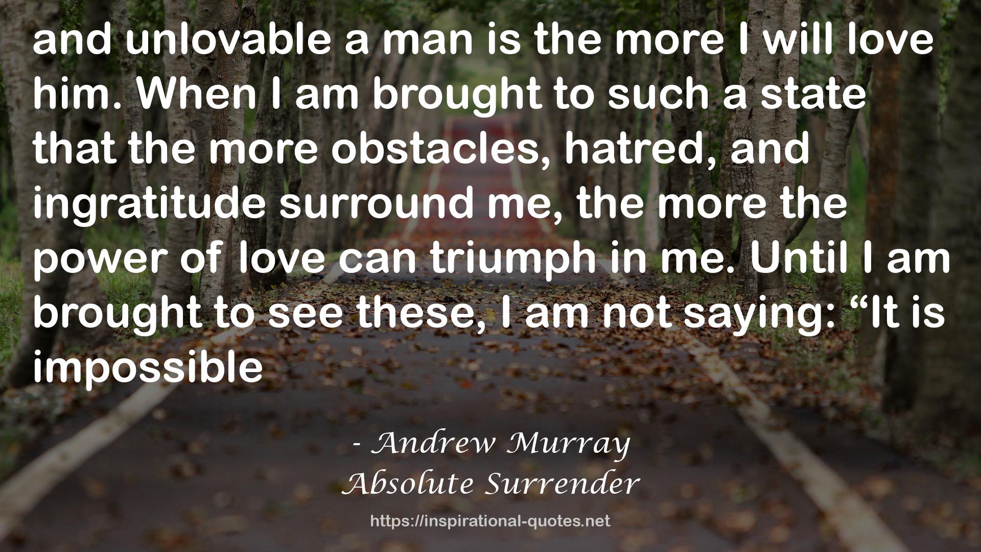 Absolute Surrender QUOTES
