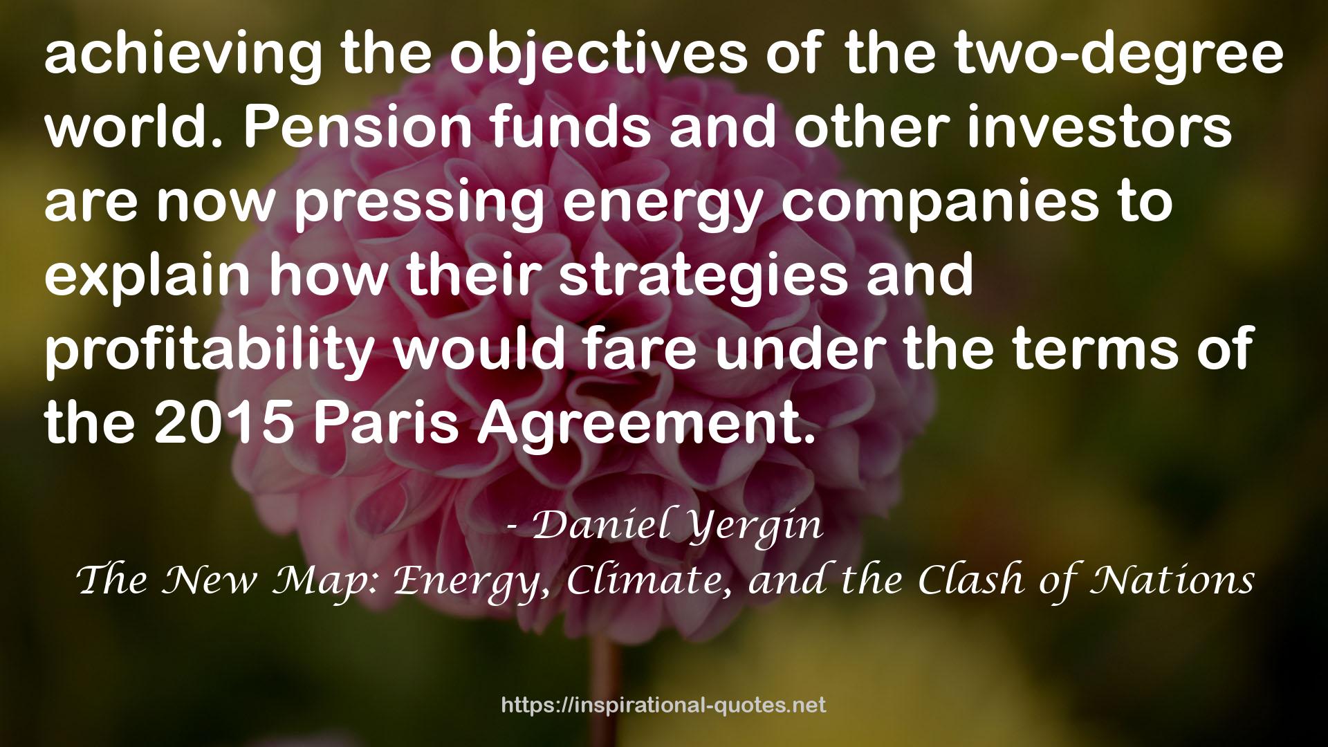 The New Map: Energy, Climate, and the Clash of Nations QUOTES