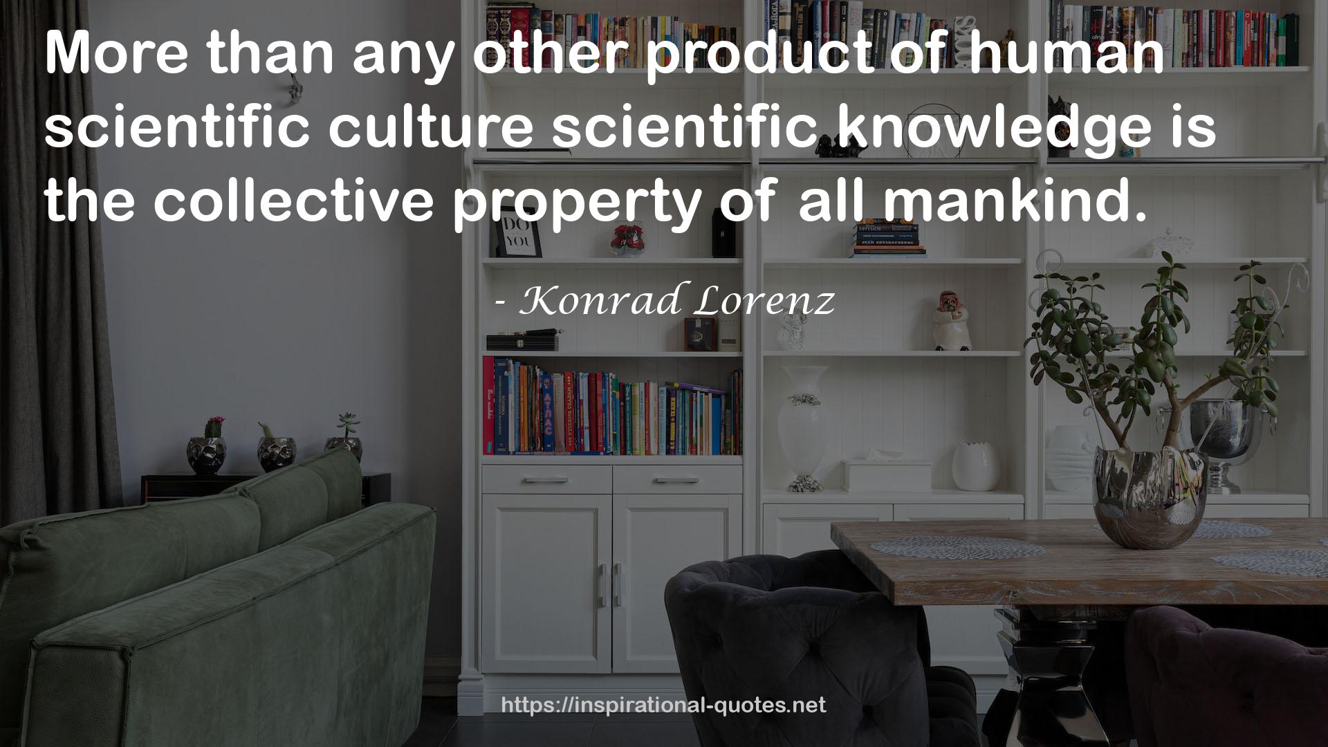 human scientific culture scientific knowledge  QUOTES