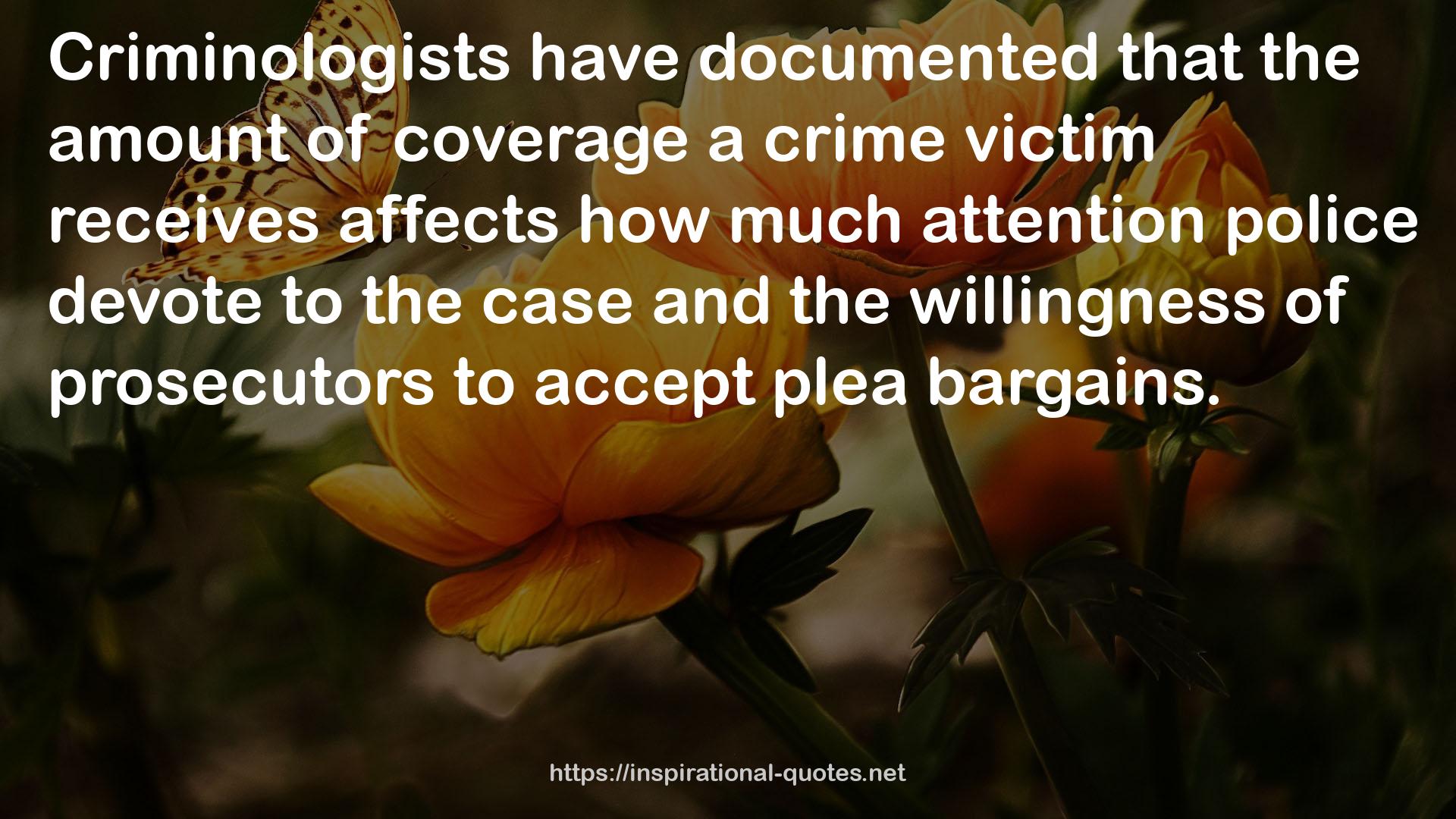 a crime victim  QUOTES