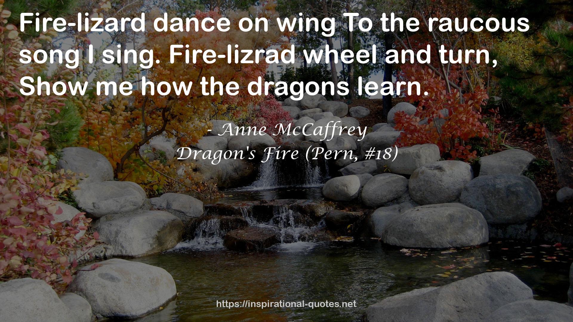 Dragon's Fire (Pern, #18) QUOTES