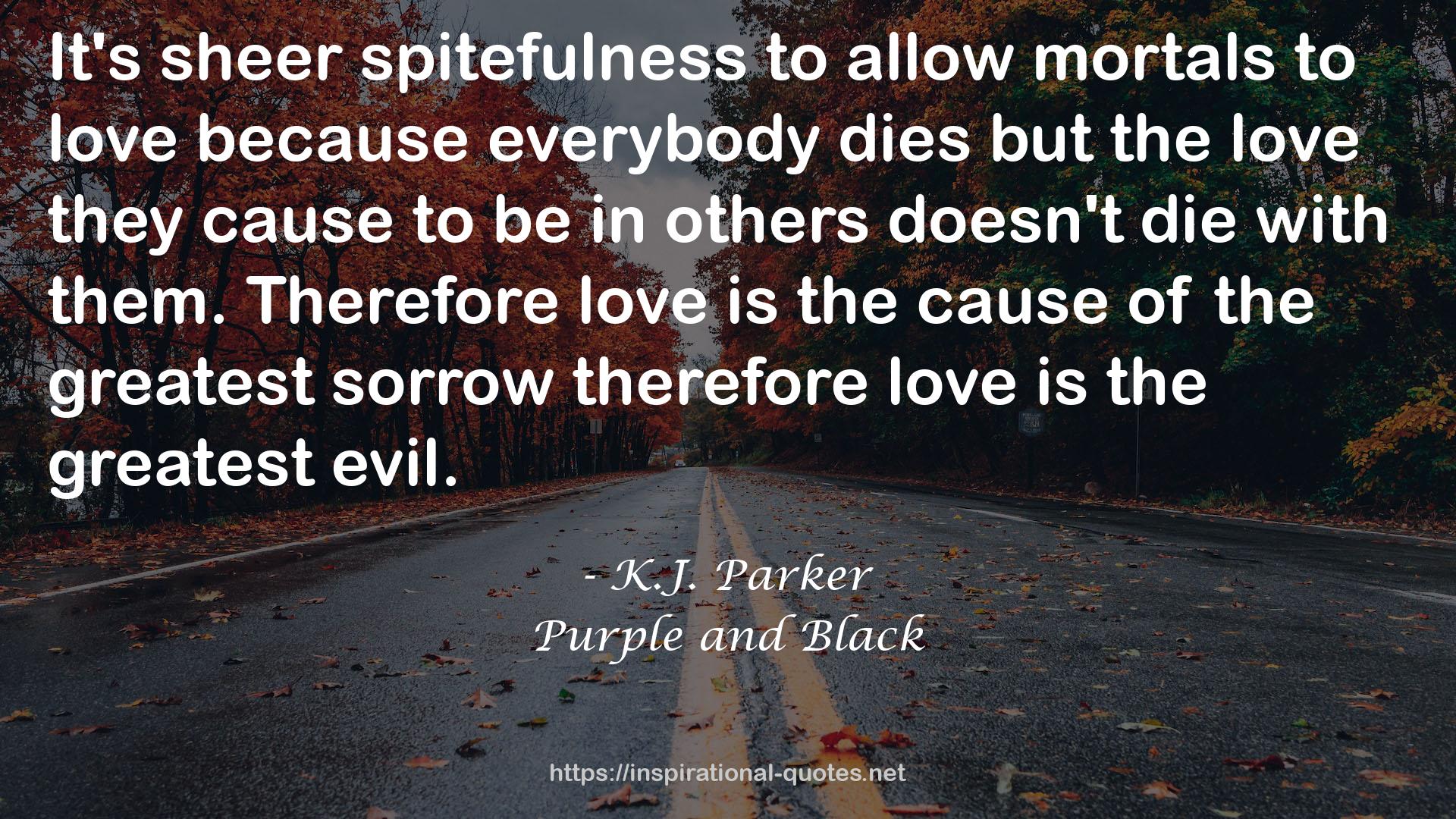 Purple and Black QUOTES